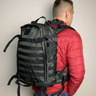 Тактический мужской рюкзак цвет хаки туристический вместительный - зображення 3