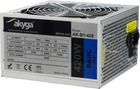 Блок живлення AKYGA power supply unit 420 W 20+4 pin ATX ATX Grey (AK-B1-420)