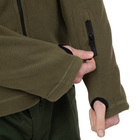 Куртка тактическая флисовая Zelart Tactical Scout Heroe 6004 размер 3XL (54-56) Olive - изображение 5