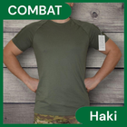 Футболка тактическая COMBAT (Комбат) потоотводящая для ЗСУ Олива XL