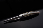 Нож карманный Claude Dozorme, Le Thiers RLT, дамаск, ручка из светлого рога (5.90.320.63D) - изображение 3
