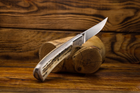 Охотничий складной нож Claude Dozorme, EOK Mister Blade, ручка из рога оленя (1.15.140.79) - изображение 12