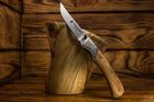 Охотничий складной нож Claude Dozorme, EOK Mister Blade, ручка из оливкового дерева (1.15.140.89) - изображение 2