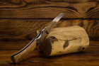 Охотничий складной нож Claude Dozorme, EOK Mister Blade, ручка из оливкового дерева (1.15.140.89) - изображение 6