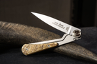 Нож карманный Claude Dozorme, Corsica Liner Lock, ручка из рога барана (1.92.142.37) - изображение 4