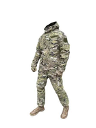 Чоловічий тактичний костюм ріп-стоп на флісі ЗСУ Мультикам 20222170 9979 52 розмір хакі TR_9979 - зображення 5