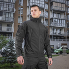 Тактическая куртка демисезонная военная M-Tac куртка Soft Shell Black Soft Shell черный S TR_1367 - изображение 4