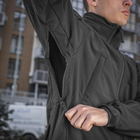 Тактическая куртка демисезонная военная M-Tac куртка Soft Shell Black Soft Shell черный S (OPT-45081) - изображение 6