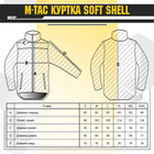 Тактическая куртка демисезонная военная M-Tac куртка Soft Shell Black Soft Shell черный S (OPT-45081) - изображение 9