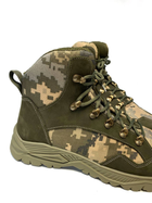 Ботинки тактические военные ВСУ Пиксель 20222181 9989 45 р 29.7 см оливковые (OPT-28411) - изображение 4