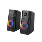 Колонки HAVIT HV-SK204 USB 2.0 Black с RGB подсветкой
