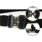 Мужской ремень Tactical Belt 145 см Черный - изображение 8