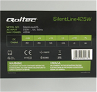 Блок живлення Qoltec ATX SilentLine 425W (02 ATX 425W BULK II) - зображення 2