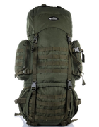 Тактический каркасный походный рюкзак Over Earth модель 625 80 литров Оливковый - изображение 1