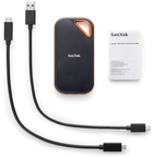 SanDisk Extreme PRO 4TB 2.5" USB 3.2 Gen2 Type-C 3D NAND (TLC) Black/Orange (SDSSDE81-4T00-G25) External - зображення 3