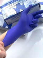 Перчатки нитриловые Alexpharm Cobalt blue размер L 100 шт - изображение 3