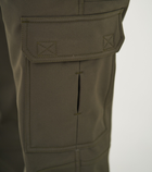 Тактичні штани UKM Софтшел 60 (XXL) олива прямі - зображення 3