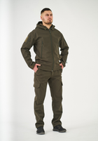 Тактические штаны UKM Софтшел 54-56 (L) оливковый прямые - изображение 5