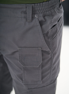 Тактичні штани UKM 56 (XXL) сірий прямі ріп стоп - зображення 3