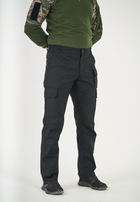 Тактичні штани UKM 54 (XL) чорні прямі ріп стоп - зображення 2