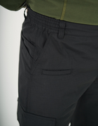 Тактические штаны UKM 56 (XXL) черный прямые рип стоп - изображение 4