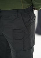 Тактические штаны UKM 56 (XXL) черный прямые рип стоп - изображение 5