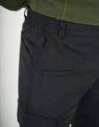 Тактические штаны UKM 50 (М) черный прямые рип стоп - изображение 4