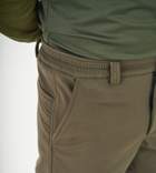 Тактические штаны UKM Софтшел 62 (3XL) оливковый прямые - изображение 6