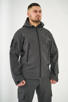 Тактична куртка UKM 56 XXL сірий - зображення 1