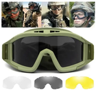 Тактичні окуляри Revision Desert Locust, маска такична 3 скла в комплекті - изображение 2