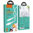Кабель Hoco Micro USB Airy silicone charging data cable X58 |1m, 2.4A| white