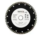 Диск алмазний відрізний YATO TURBO 230x3,0x22,2 камінь, бетон YT-6025