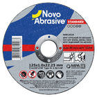 Круг отрезной для металла + нерж NovoAbrasive STANDARD 41 14А 125 1,0 22,23