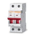 Автоматичний вимикач RS4 2п 63А З 4,5 кА VIDEX RESIST (VF-RS4-AV2C63)