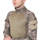 Рубашка мужская тактическая с длинным рукавом для военных и армии ВСУ, Хаки L - изображение 3