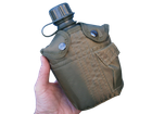 Фляга армійська US Army bottle 1 л пластикова в чохлі олива MiL-tec Німеччина