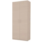 Шкаф гардеробный Roko (Роко) Эконом 1+1 Дуб Молочный 90х50х204.5 см (179001)