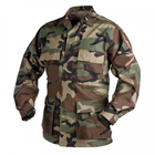 Китель (Хлопок, Рипстоп) BDU - Cotton Ripstop Helikon-Tex US Woodland M/Regular Тактический мужской