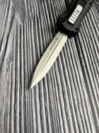 Нож выкидной с фронтальным выбросом Benchmade с металлическим корпусом - изображение 2