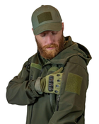 Костюм військовий тактичний Softshell демісезонний Хакі, розмір 2XL - зображення 1