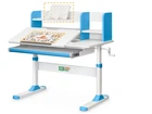 Детский стол Ergokids TH-330 столешница белая / накладки на ножках голубые TH-330 W/BL