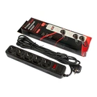 Фильтр сетевой 4.5м FrimeCom FC-B4005W, 5 розеток, черный