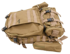 Рюкзак тактичний CATTARA 55L ARMY 13866 Коричневий - изображение 5
