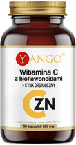 Yango Witamina C z bioflawonoidami + Cynk 655 mg 90 kapsułek (YA0589)