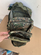 Рюкзак сумка Defender 30 л Камуфляж из зносостойкого водонепроницаемого материала двухлямковый с ручкой для переноса для активного отдыха кемпинга - изображение 11