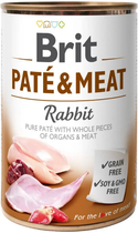 Вологий корм для собак Brit Pate & Meat Dog з м'ясом кролика