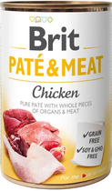 Вологий корм для собак Brit Paté & Meat зі смаком курки