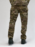 Тактичні штани мультикам з блискавкою ЗСУ камуфляж М - зображення 4
