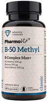 Комплекс вітамінів Pharmovit B-50 methyl B-Complex 60 капсул (PH089) - зображення 1