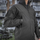 Тактическая куртка демисезонная военная M-Tac куртка Soft Shell Black Soft Shell черный S (SK-N1367S) - изображение 8